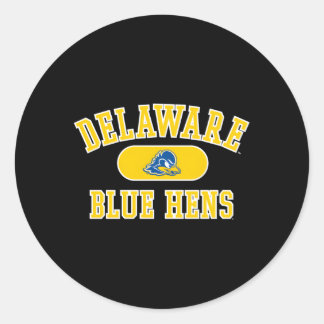 Delaware Fightin' Blue Hens Varsity Team Kleur Ronde Sticker