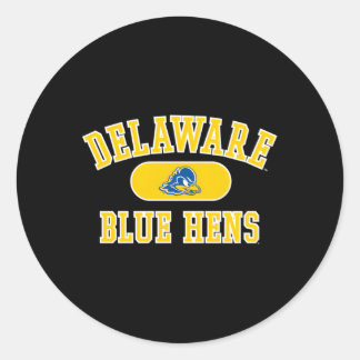 Delaware Fightin' Blue Hens Varsity Team Kleur Ronde Sticker