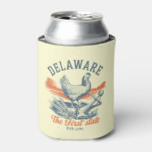 Delaware First State Vintage Blikjeskoeler (Blikje Voorkant)