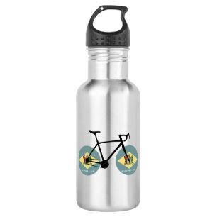 Delaware Flag Cycling Waterfles