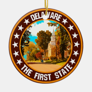 Delaware Keramisch Ornament