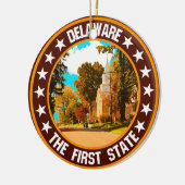Delaware Keramisch Ornament (Links)