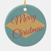 Delaware Keramisch Ornament (Achterkant)