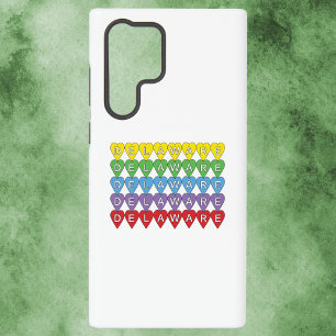 Delaware kleurrijke harten samsung galaxy hoesje