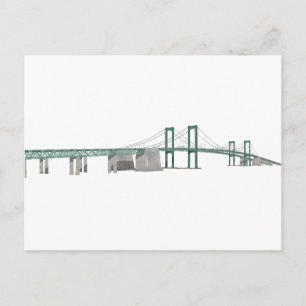 Delaware Memorial Bridge: 3D-model: Briefkaart