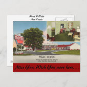 Delaware, Motel DeVille Briefkaart (Voorkant / Achterkant)