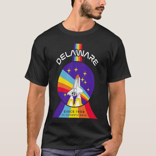 Delaware Outer Space Astronaut T-shirt (Voorkant)