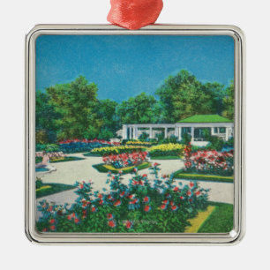 Delaware Park Roos Garden Uitzicht Metalen Ornament