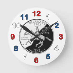 Delaware Quarter Clock Ronde Klok