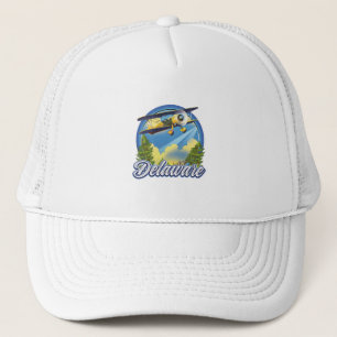 Delaware reizen logo trucker pet