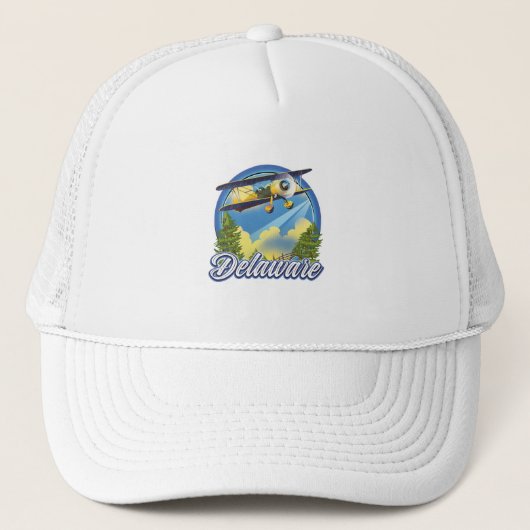 Delaware reizen logo trucker pet (Voorkant)