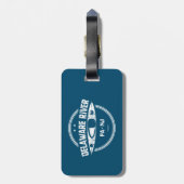 Delaware River Kayaking Bagagelabel (Achterkant verticaal)