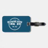 Delaware River Kayaking Bagagelabel (Achterkant horizontaal)
