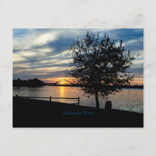 Delaware River, schilderachtig foto Briefkaart