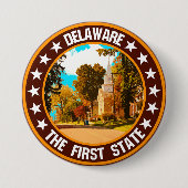 Delaware Ronde Button 7,6 Cm (Voorkant)