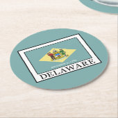 Delaware Ronde Kartonnen Onderzetter (Gebogen)