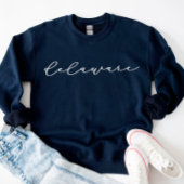 Delaware Script State Sweatshirt