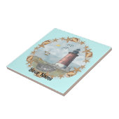 Delaware Shells Lighthouse tegel Tegeltje (Zijkant)