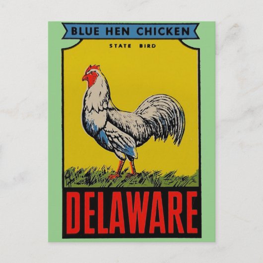 Delaware State Bird Briefkaart (Voorkant)