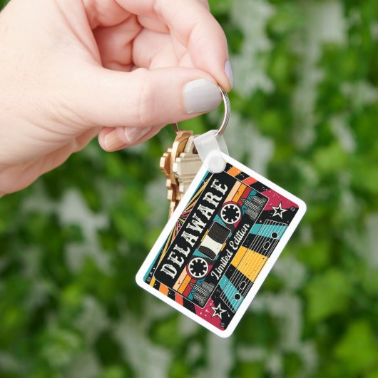  Delaware State Cassette Limited Edition Sleutelhanger (Hand)