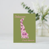 Delaware State Flower Collage Map Briefkaart (Staand voorkant)
