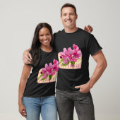 Delaware State Flower Peach Blossom Sticker 3 T-shirt (Unisex)