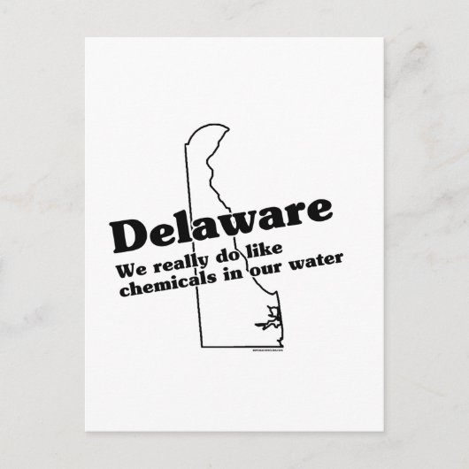 Delaware State Slogan Briefkaart (Voorkant)