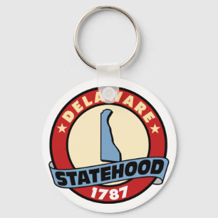 Delaware Statehood Gifts en T - shirts Sleutelhanger