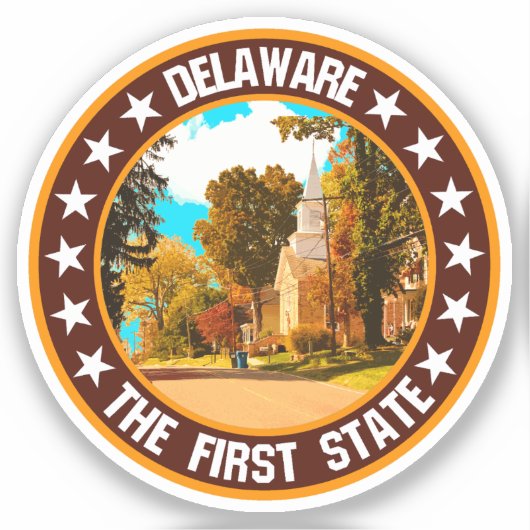 Delaware Sticker (Voorkant)