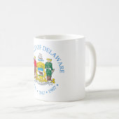 Delaware-teken Koffiemok (Voorkant rechts)