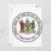 Delaware, Verenigde Staten Briefkaart (Voorkant / Achterkant)