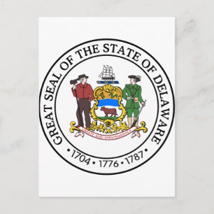 Delaware, Verenigde Staten Briefkaart