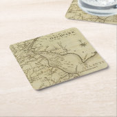 Delaware Vierkante Kartonnen Onderzetter (Schuin)