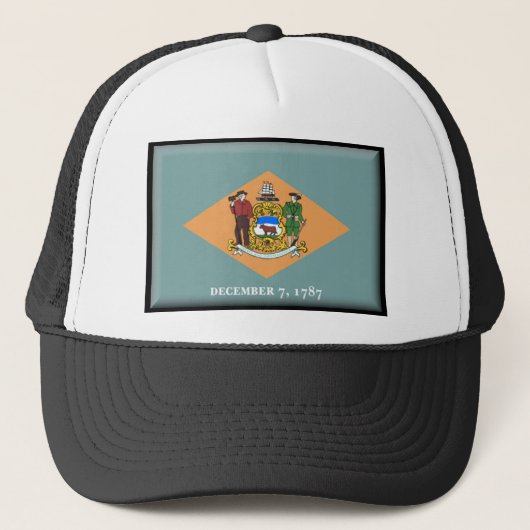Delaware vlag trucker pet (Voorkant)