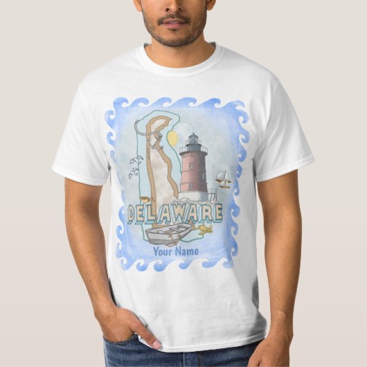 Delaware Vuurtoren t-shirt (Voorkant)