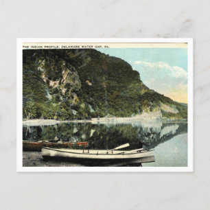 Delaware Water Gap, het Indische profiel 1924 Briefkaart