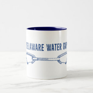 Delaware Water Gap Klimmen Quickdraw Tweekleurige Koffiemok