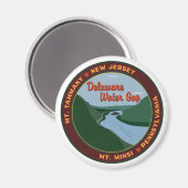 Delaware Water Gap - Magnet Magneet (Voorkant / Achterkant)