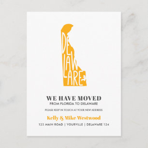 DELAWARE We hebben het nieuwe adres Nieuw startpun Briefkaart