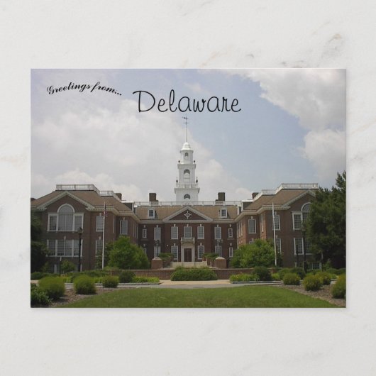 Delaware Wetgevende Hall Dover Delaware Briefkaart (Voorkant)