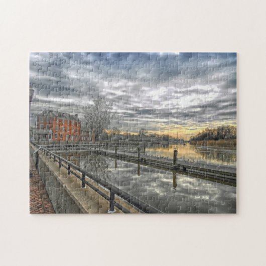 Delawarekanaal. Legpuzzel (Horizontaal)