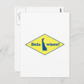 Delawhere?  Delaware Briefkaart (Voorkant / Achterkant)