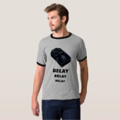 Delay Guitar Pedal Black 2 T-shirt (Voorkant volledig)