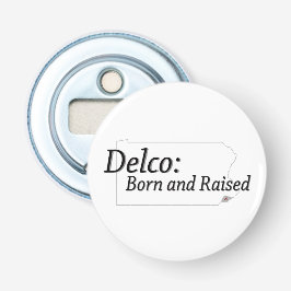 Delco Geboren en Getogen Button Flesopener