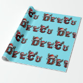 Delco Kerst Cadeaupapier (Uitgerold)