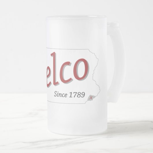 DELCO (R) sinds 1789 Matglas Bierpul (Voorkant rechts)