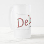 DELCO (R) sinds 1789 Matglas Bierpul (Voorkant links)