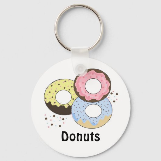 Delectable Donuts Sleutelhanger (Voorkant)