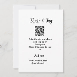 Delen en labels op Instagram scannen QR website to Feestdagenkaart