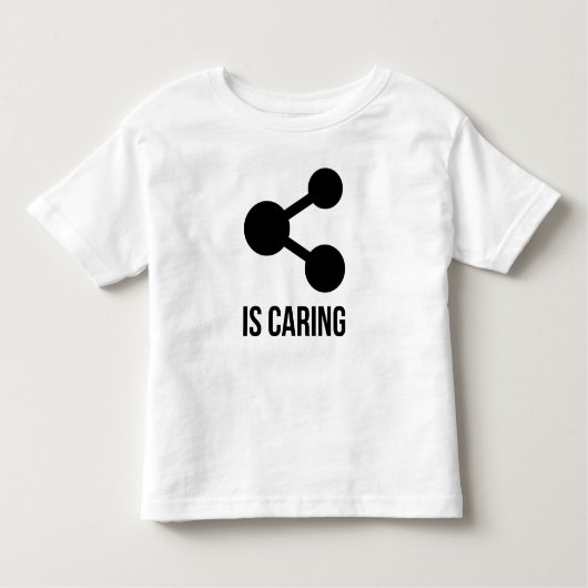 Delen is Caring T-Shirt (Voorkant)